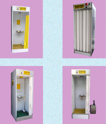 Vật tư an toàn hóa chất(Bộ tắm và rửa mắt khẩn cấp dạng buồng) - vat tu an toan hoa chat(bo tam va rua mat khan cap dang buong)