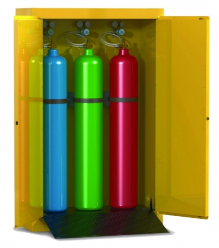 Tủ chứa hoá chất  chống cháy đựng bình khí ( H1720xW1090xD460mm) - tu chua hoa chat  chong chay dung binh khi ( h1720xw1090xd460mm)