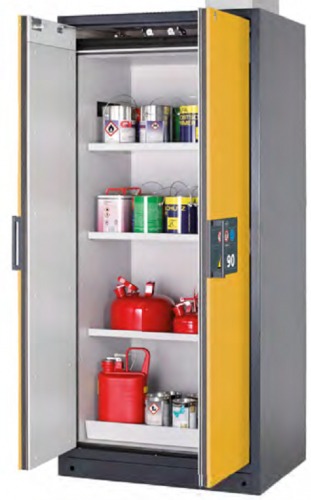 Tủ chống cháy 90/30 phút(dòng Q-CLASSIC-90 2 cánh rộng 893mm 3 kệ + 1 khay) - tu chong chay 90/30 phut(dong q-classic-90 2 canh rong 893mm 3 ke + 1 khay)