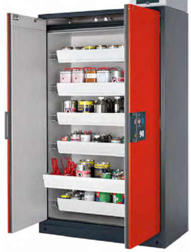 Tủ chống cháy 90/30 phút(dòng Q-CLASSIC-90 2 cánh rộng 1193mm 6 khay) - tu chong chay 90/30 phut(dong q-classic-90 2 canh rong 1193mm 6 khay)